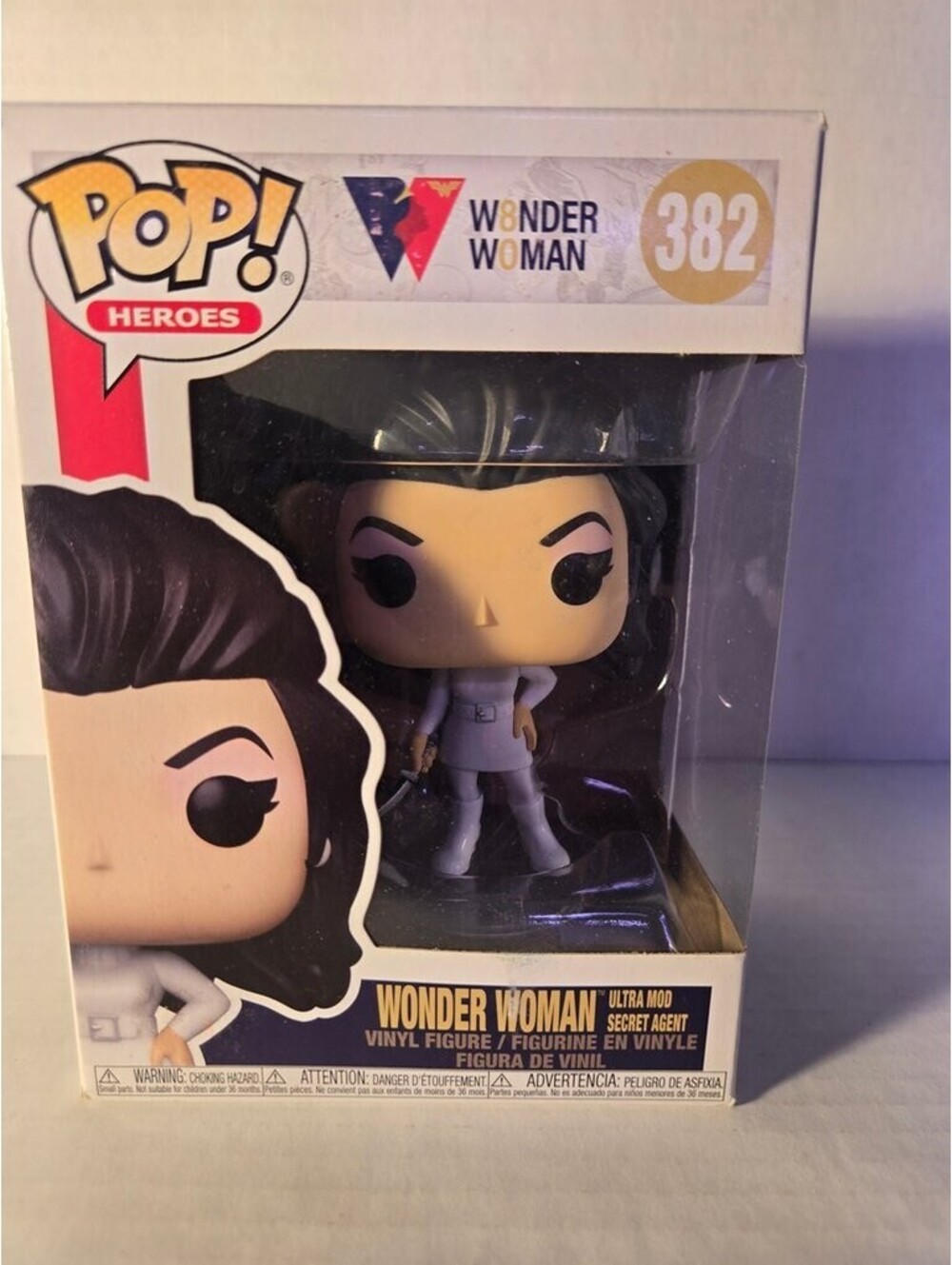 Funko Pop! Heroes Wonder Woman Ultra Mod Secret Agent #382 Vinyl Figure